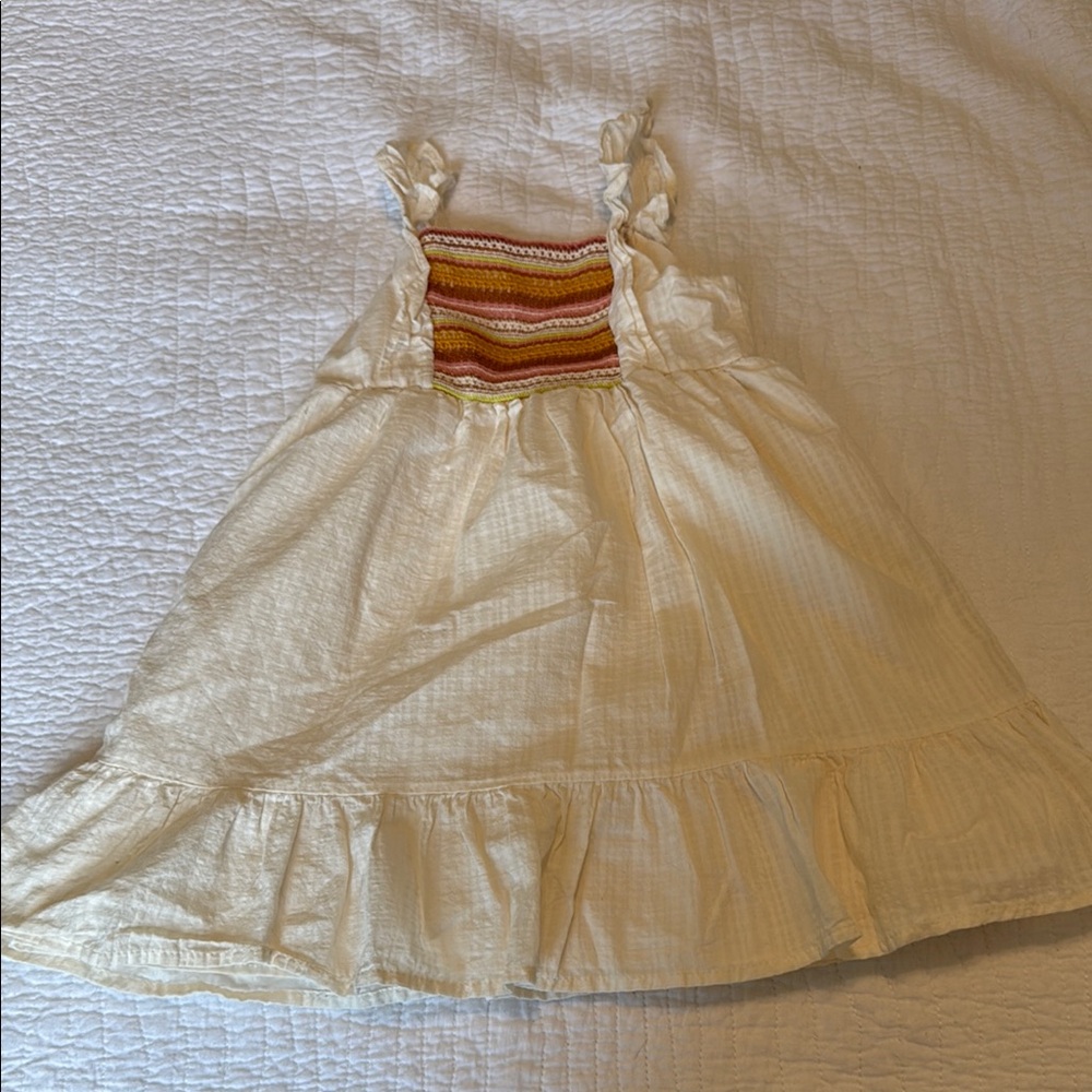 Wonder Nation Cream Textured Dress